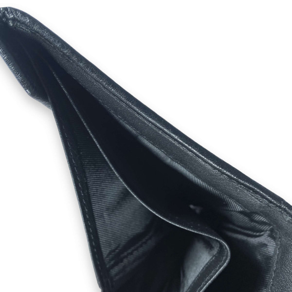 Кошелек мужской, кожа, 2 отделения, черный Кошелек мужской, кожа, 2 отделения, черный