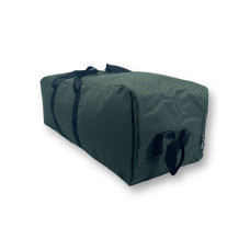 Сумка дорожная 140 л, BagWay, 1 отделение, две верхние ручки, дополнительные боковые ручки, размер: 90*38*30 см, зеленая