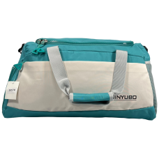 Спортивная сумка Jinyubo на три выделения 5057-1 бирюзовая.