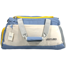 Спортивная сумка Jinyubo на три отделения 5057-2 голубой