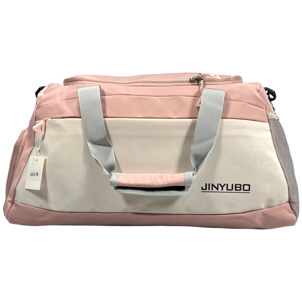 Спортивная сумка Jinyubo на три отделения 5057-4 розовый