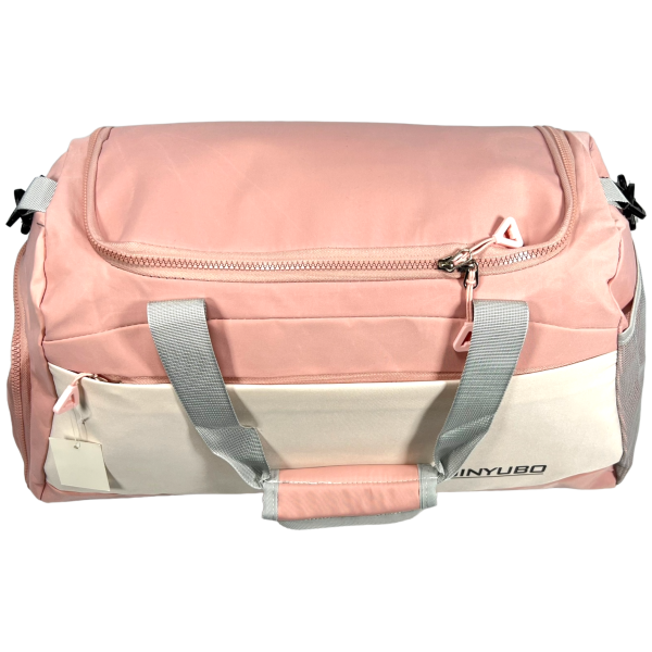 Спортивная сумка Jinyubo на три отделения 5057-4 розовый Спортивная сумка Jinyubo на три отделения 5057-4 розовый