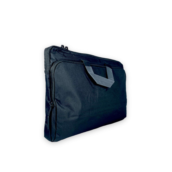 Портфель для ноутбука, одне відділення, одна фронтальна кишеня, розмір 40*28*5 см, чорний