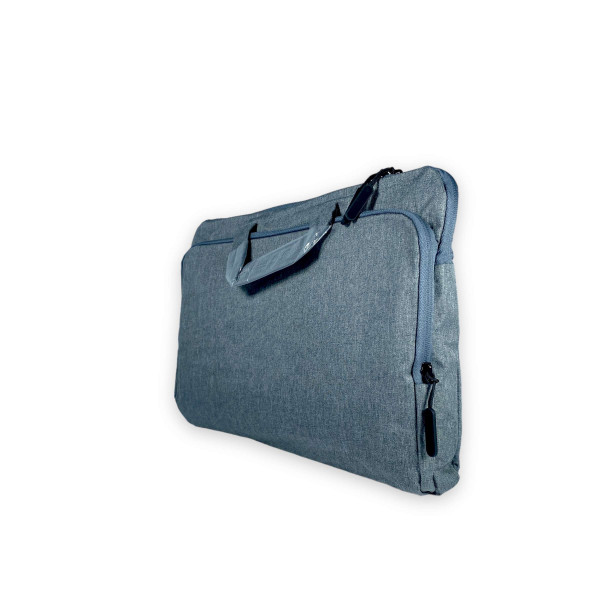 Портфель для ноутбука, одно отделение, один фронтальный карман, размер 40*28*5 см, серый