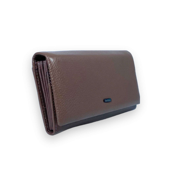 Кошелек женский, кожаный, 4 отделения для купюр, цвет коричневый Кошелек женский, кожаный, 4 отделения для купюр, цвет коричневый