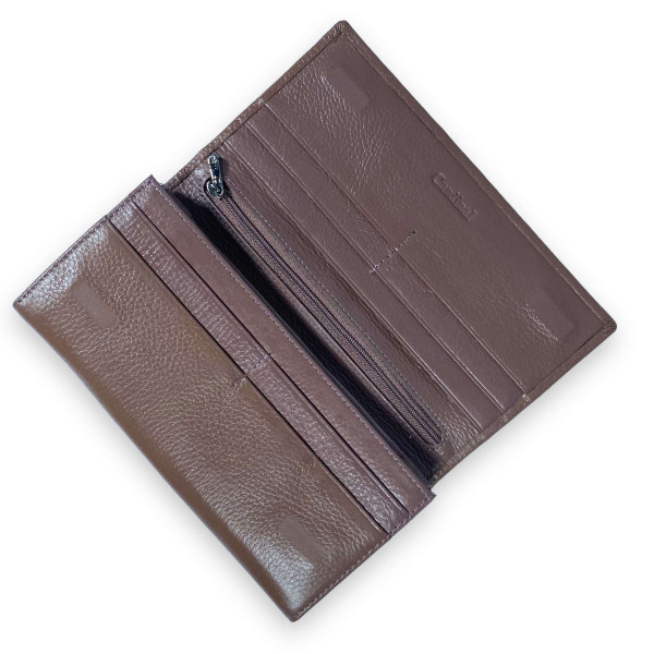 Кошелек женский, кожаный, 4 отделения для купюр, цвет коричневый Кошелек женский, кожаный, 4 отделения для купюр, цвет коричневый