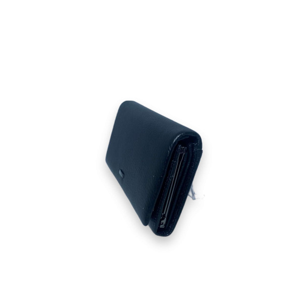 Кожаный женский кошелек, черный цвет Кожаный женский кошелек, черный цвет