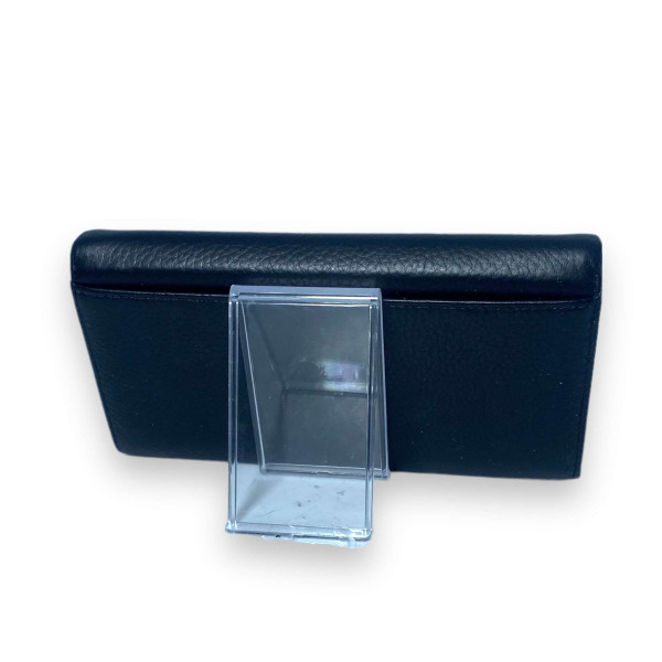 Кожаный женский кошелек, черный цвет Кожаный женский кошелек, черный цвет