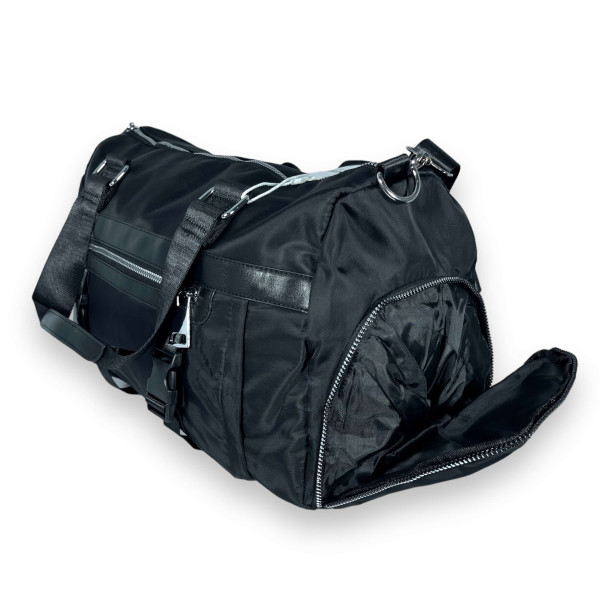 Сумка дорожная Bo Wei с карманом для обуви, одно отделение, съемный ремень, размер: 45*25*20 см, черная Сумка дорожная Bo Wei с карманом для обуви, одно отделение, съемный ремень, размер: 45*25*20 см, черная