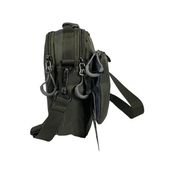 Сумка через плечо на три отделения, 3 л, крепкая ручка для переноса, зеленая Сумка через плечо на три отделения, 3 л, крепкая ручка для переноса, зеленая