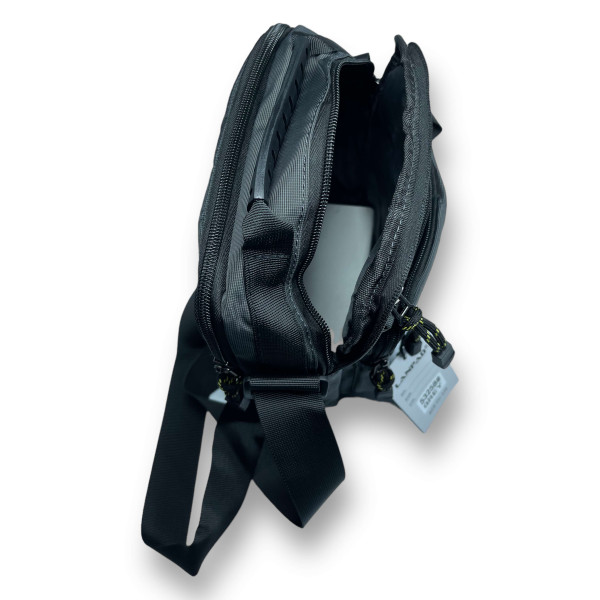 Сумка через плечо, 5 л, 2 отделения, 3 фронтальних кармана, серая Сумка через плечо, 5 л, 2 отделения, 3 фронтальних кармана, серая