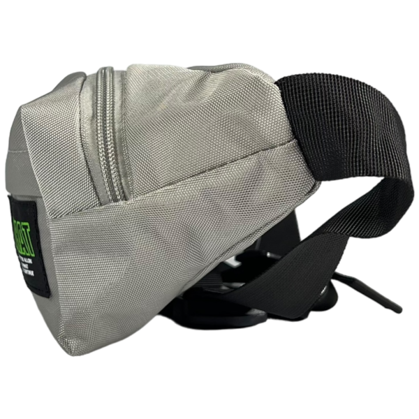 Комфортна сумка-бананка на два відділення, сіра Комфортна сумка-бананка на два відділення, сіра