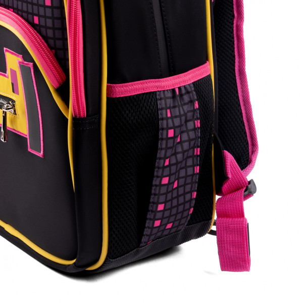 Рюкзак школьный полукаркасный ES S-40 Pixel dog, два отделения, фронтальный карман, боковые карманы Рюкзак школьный полукаркасный ES S-40 Pixel dog, два отделения, фронтальный карман, боковые карманы