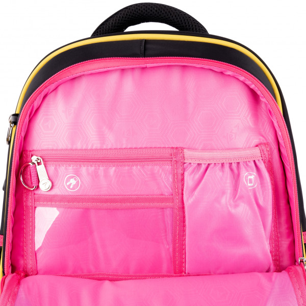 Рюкзак школьный полукаркасный ES S-40 Pixel dog, два отделения, фронтальный карман, боковые карманы Рюкзак школьный полукаркасный ES S-40 Pixel dog, два отделения, фронтальный карман, боковые карманы