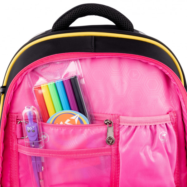 Рюкзак школьный полукаркасный ES S-40 Pixel dog, два отделения, фронтальный карман, боковые карманы Рюкзак школьный полукаркасный ES S-40 Pixel dog, два отделения, фронтальный карман, боковые карманы