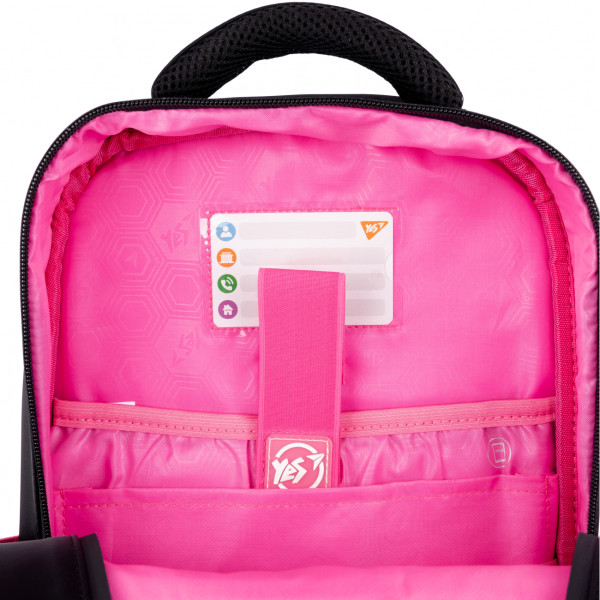 Рюкзак школьный полукаркасный ES S-40 Pixel dog, два отделения, фронтальный карман, боковые карманы Рюкзак школьный полукаркасный ES S-40 Pixel dog, два отделения, фронтальный карман, боковые карманы