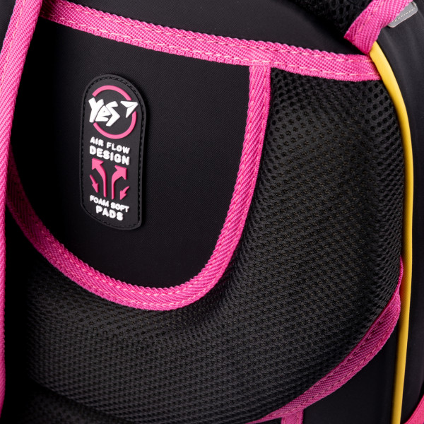 Рюкзак школьный полукаркасный ES S-40 Pixel dog, два отделения, фронтальный карман, боковые карманы Рюкзак школьный полукаркасный ES S-40 Pixel dog, два отделения, фронтальный карман, боковые карманы