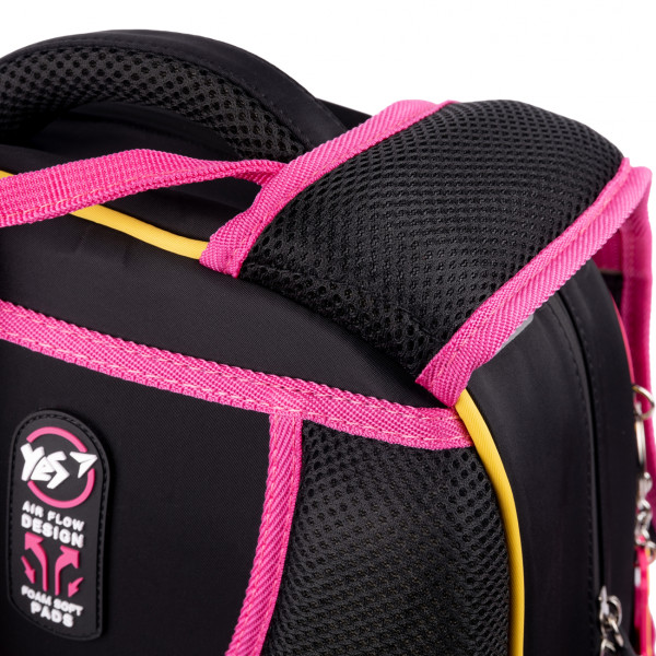 Рюкзак школьный полукаркасный ES S-40 Pixel dog, два отделения, фронтальный карман, боковые карманы Рюкзак школьный полукаркасный ES S-40 Pixel dog, два отделения, фронтальный карман, боковые карманы