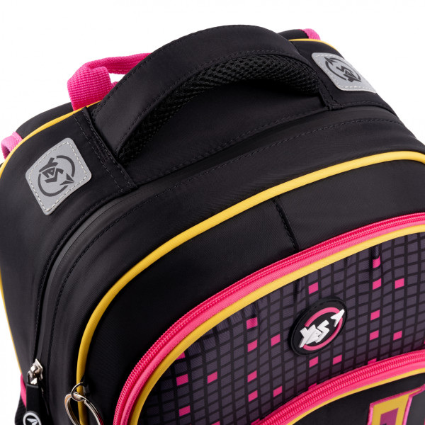 Рюкзак школьный полукаркасный ES S-40 Pixel dog, два отделения, фронтальный карман, боковые карманы Рюкзак школьный полукаркасный ES S-40 Pixel dog, два отделения, фронтальный карман, боковые карманы