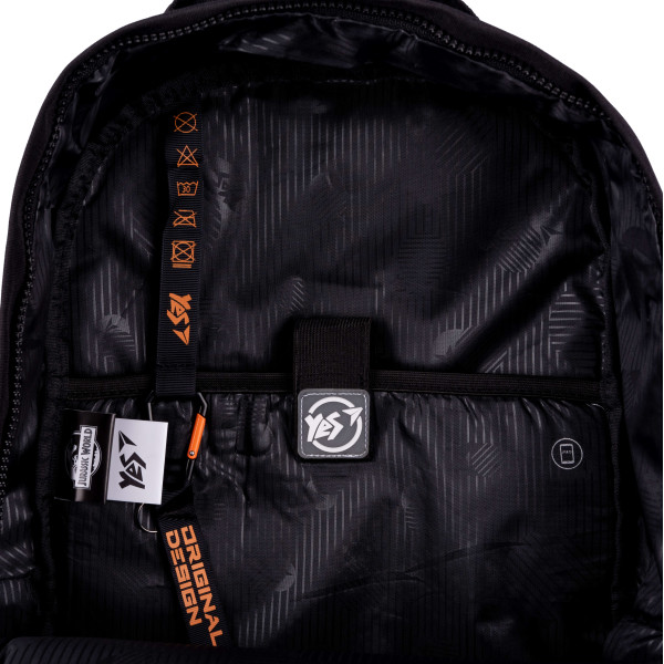 Школьный рюкзак YES, два отделения, фронтальные карманы, боковые карманы, черный Jurassic world Школьный рюкзак YES, два отделения, фронтальные карманы, боковые карманы, черный Jurassic world