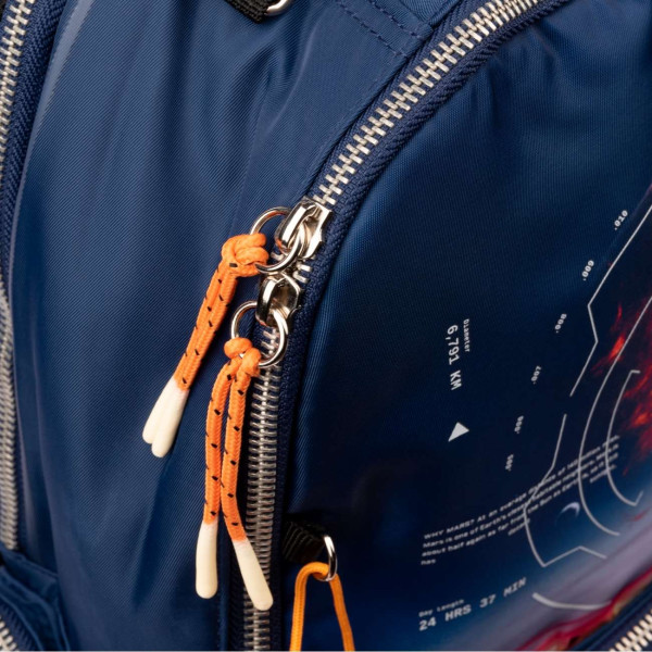 Школьный рюкзак YES by Andre Tan, два отделения, один фронтальный карман, Space dark blue Школьный рюкзак YES by Andre Tan, два отделения, один фронтальный карман, Space dark blue