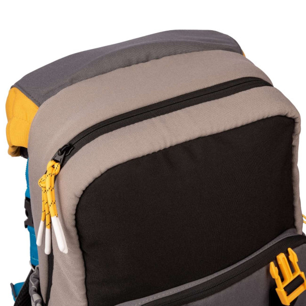 Шкільний рюкзак YES by Andre Tan, одне відділення, дві фронтальні кишені, чорно-сірий Шкільний рюкзак YES by Andre Tan, одне відділення, дві фронтальні кишені, чорно-сірий