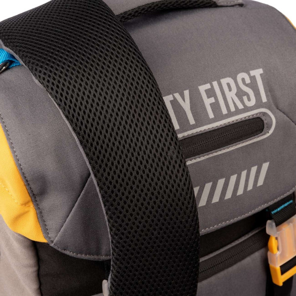 Шкільний рюкзак YES by Andre Tan, одне відділення, дві фронтальні кишені, чорно-сірий Шкільний рюкзак YES by Andre Tan, одне відділення, дві фронтальні кишені, чорно-сірий