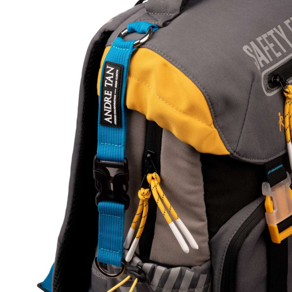 Шкільний рюкзак YES by Andre Tan, одне відділення, дві фронтальні кишені, чорно-сірий Шкільний рюкзак YES by Andre Tan, одне відділення, дві фронтальні кишені, чорно-сірий