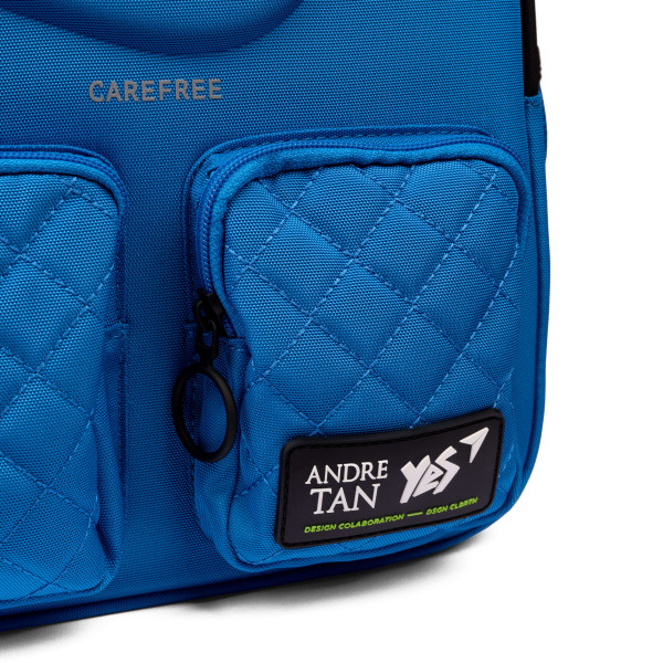 Школьный рюкзак YES by Andre Tan, полукаркасный, два отделения, фронтальные карманы, Hand blue Школьный рюкзак YES by Andre Tan, полукаркасный, два отделения, фронтальные карманы, Hand blue