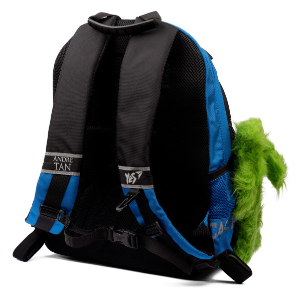 Школьный рюкзак YES by Andre Tan, полукаркасный, два отделения, фронтальные карманы, Hand blue Школьный рюкзак YES by Andre Tan, полукаркасный, два отделения, фронтальные карманы, Hand blue