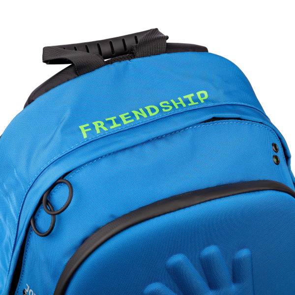 Школьный рюкзак YES by Andre Tan, полукаркасный, два отделения, фронтальные карманы, Hand blue Школьный рюкзак YES by Andre Tan, полукаркасный, два отделения, фронтальные карманы, Hand blue