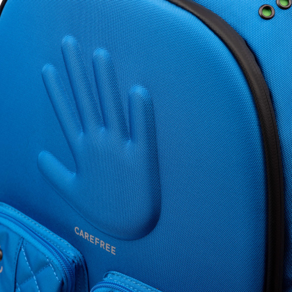 Школьный рюкзак YES by Andre Tan, полукаркасный, два отделения, фронтальные карманы, Hand blue Школьный рюкзак YES by Andre Tan, полукаркасный, два отделения, фронтальные карманы, Hand blue