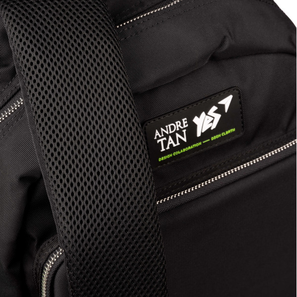 Шкільний рюкзак YES by Andre Tan, напівкаркасний, одне відділення, Double plus black Шкільний рюкзак YES by Andre Tan, напівкаркасний, одне відділення, Double plus black