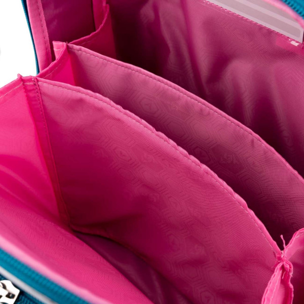 Шкільний рюкзак YES, каркасний, два відділення, фронтальна кишеня, синій Dandelion Cats