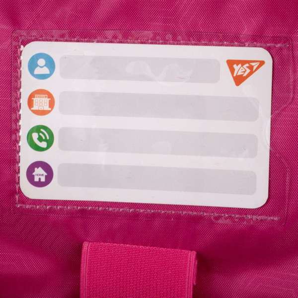 Рюкзак школьный, ортопедический, полукаркасный, YES Lovely Smile, два отделения, фронтальный карман Рюкзак школьный, ортопедический, полукаркасный, YES Lovely Smile, два отделения, фронтальный карман