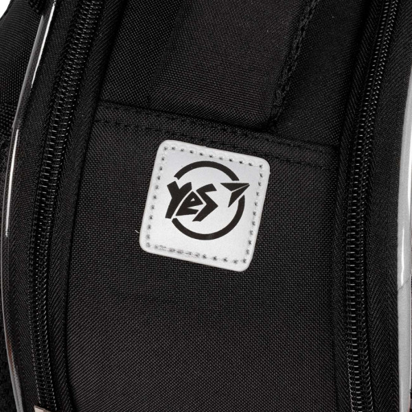 Шкільний рюкзак YES, каркасний, два відділення, дві бічні кишені, сіро-червоний BMX Шкільний рюкзак YES, каркасний, два відділення, дві бічні кишені, сіро-червоний BMX