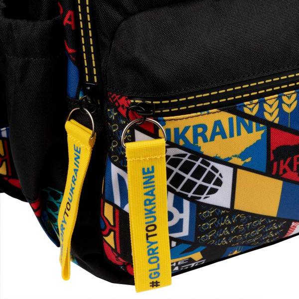 Школьный рюкзак YES, два отделения, один фронтальный карман, черный Welcome to Ukraine Школьный рюкзак YES, два отделения, один фронтальный карман, черный Welcome to Ukraine