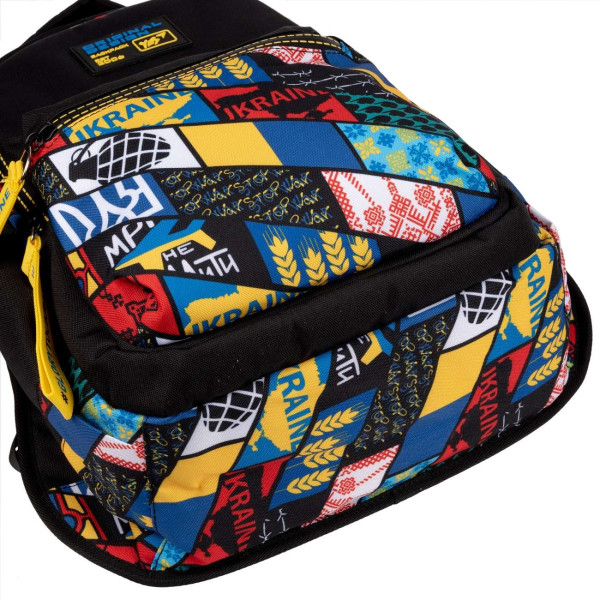 Школьный рюкзак YES, два отделения, один фронтальный карман, черный Welcome to Ukraine Школьный рюкзак YES, два отделения, один фронтальный карман, черный Welcome to Ukraine