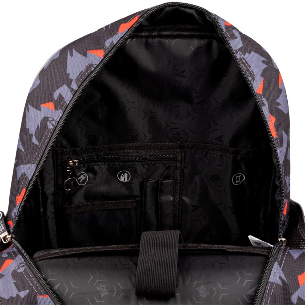 Шкільний рюкзак YES, одне відділення, три фронтальні кишені, сірий No Limits Шкільний рюкзак YES, одне відділення, три фронтальні кишені, сірий No Limits