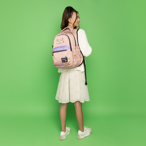 Шкільний рюкзак YES, два відділення, одна фронтальна кишеня, коричневий Just Chill Шкільний рюкзак YES, два відділення, одна фронтальна кишеня, коричневий Just Chill