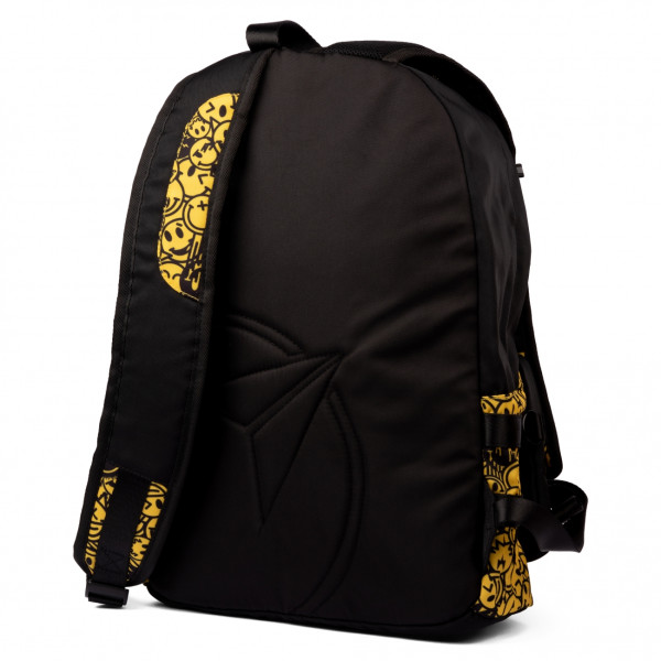 Шкільний рюкзак YES, одне відділення, дві знімні кишені, розмір: 44*31*14 см, чорно-жовтий Smiley World Шкільний рюкзак YES, одне відділення, дві знімні кишені, розмір: 44*31*14 см, чорно-жовтий Smiley World