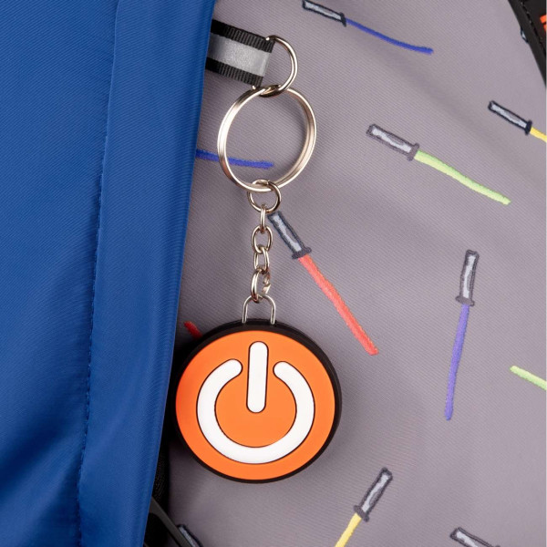 Шкільний рюкзак YES, одне відділення, дві знімні кишені, сірий Гусь