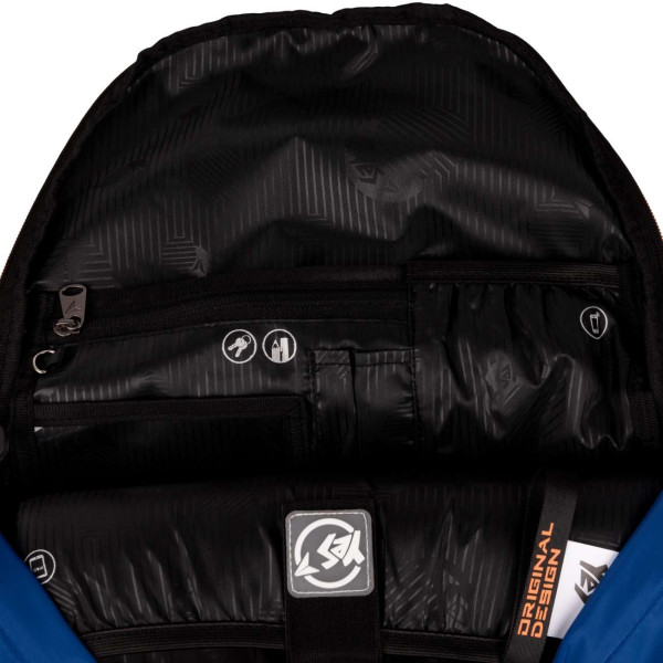 Шкільний рюкзак YES, одне відділення, дві знімні кишені, сірий Гусь