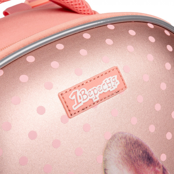 Школьный рюкзак 1 сентября, каркасный, два отделения, два боковых кармана, коралловый Dolly Dog Школьный рюкзак 1 сентября, каркасный, два отделения, два боковых кармана, коралловый Dolly Dog