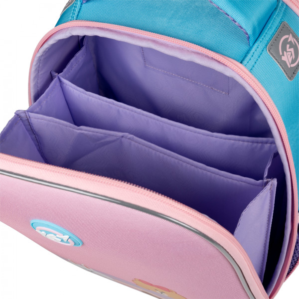 Школьный рюкзак Yes Line Friends H-100, каркасный, два отделения, два боковых кармана, размер: 35*28*15см Школьный рюкзак Yes Line Friends H-100, каркасный, два отделения, два боковых кармана, размер: 35*28*15см