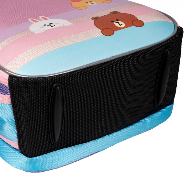 Школьный рюкзак Yes Line Friends H-100, каркасный, два отделения, два боковых кармана, размер: 35*28*15см Школьный рюкзак Yes Line Friends H-100, каркасный, два отделения, два боковых кармана, размер: 35*28*15см