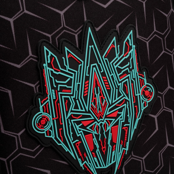 Школьный рюкзак YES Robohero H-100, каркасный, два отделения, два боковых кармана Школьный рюкзак YES Robohero H-100, каркасный, два отделения, два боковых кармана