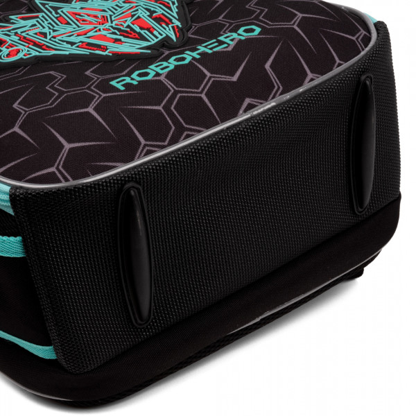 Школьный рюкзак YES Robohero H-100, каркасный, два отделения, два боковых кармана Школьный рюкзак YES Robohero H-100, каркасный, два отделения, два боковых кармана