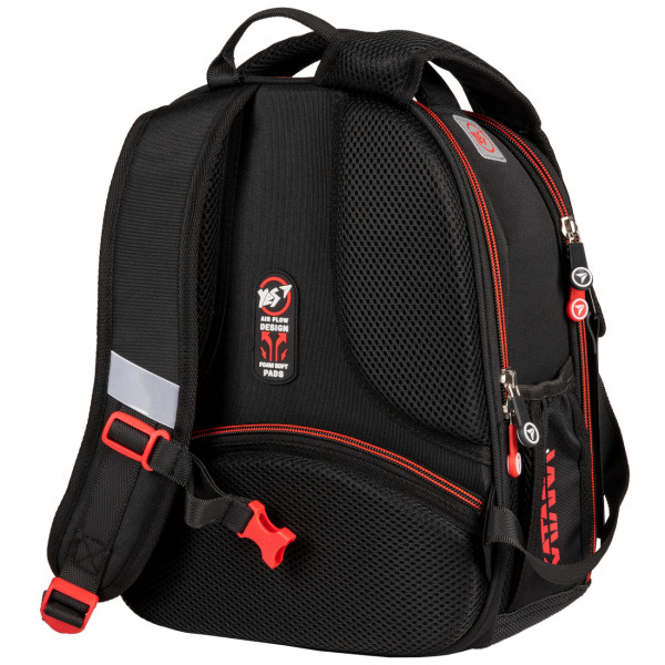 Школьный рюкзак YES Katana H-100, каркасный, два отделения Школьный рюкзак YES Katana H-100, каркасный, два отделения