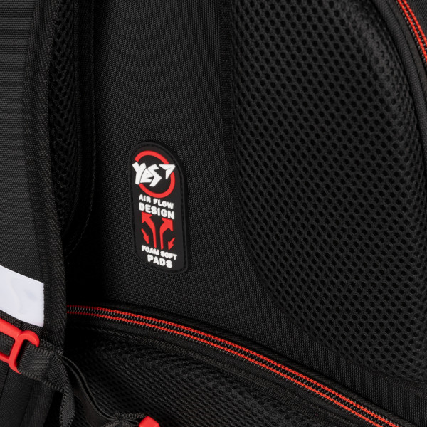 Школьный рюкзак YES Katana H-100, каркасный, два отделения Школьный рюкзак YES Katana H-100, каркасный, два отделения